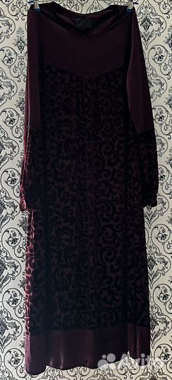 Бархатное платье 52