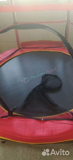 Детский батут с сеткой