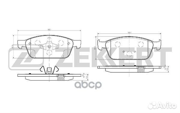 Колодки торм. диск. передн. Ford Focus III 10