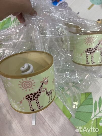 Люстра с жирафиками, детская