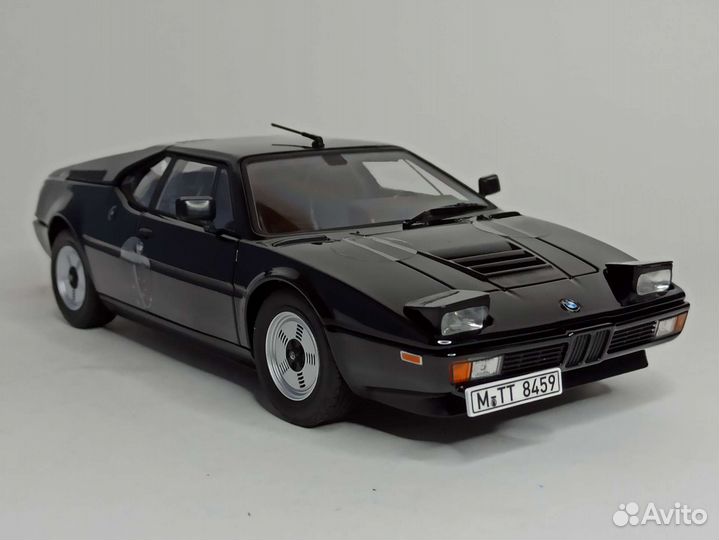 Bmw M1 (E26) 1980 Black Norev 1:18