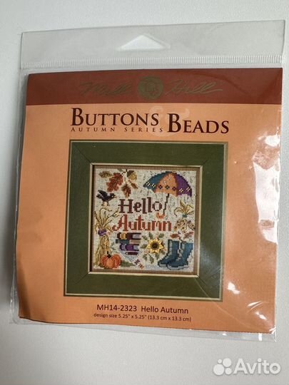 Mill hill набор для вышивания hello autum