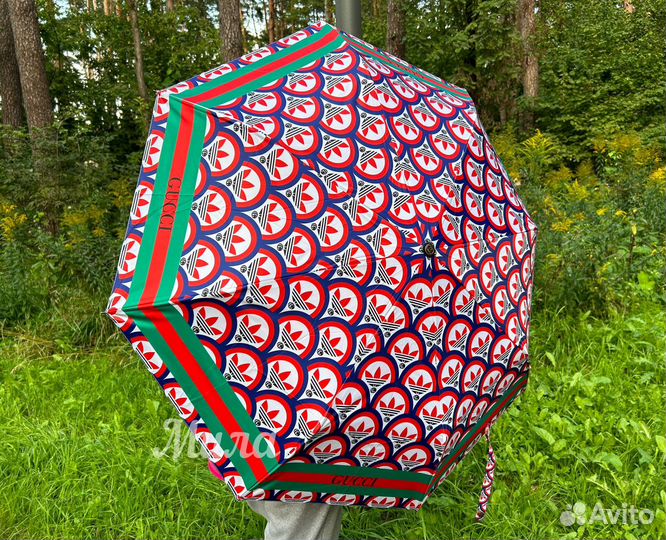 Зонт женский Adidas & Gucci автомат новый