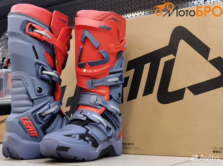 Мотоботы эндуро Leatt 4.5 красные