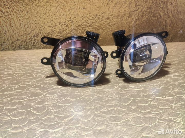 Диодные птф на Тойота Камри Toyota Camry с линзой