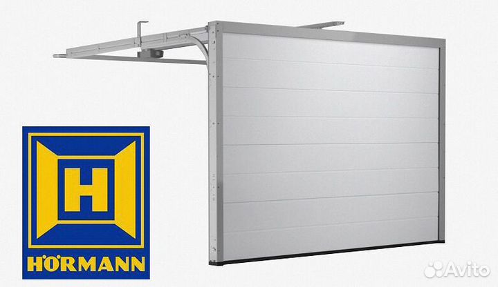 Секционные гаражные ворота Horman Херман LPU 2.5м*2,275