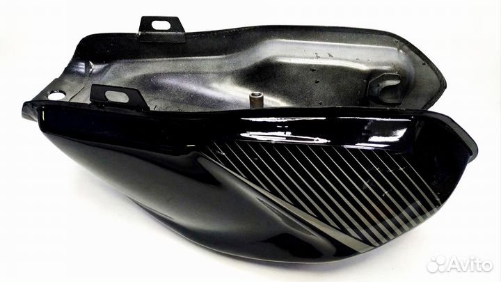 Бензобак мопеда Alpha andes черный глянцевый