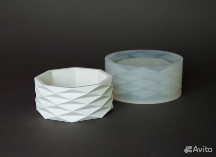 Силиконовая форма для бетона, гипса, эпоксидный см