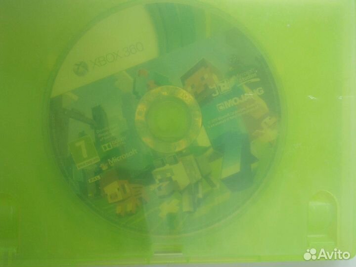 Диск на Xbox 360 Minecraft