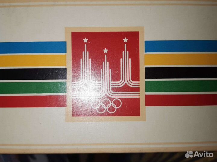 Винтажный Одеколон олимпийский талисман