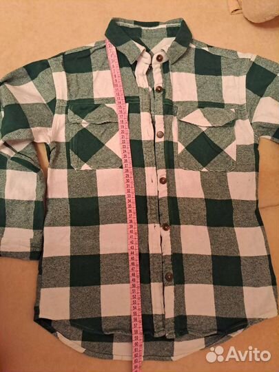 Рубашка байковая глория джинс 146