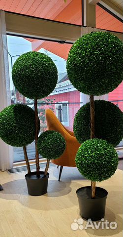 Искусственное дерево, самшит шары