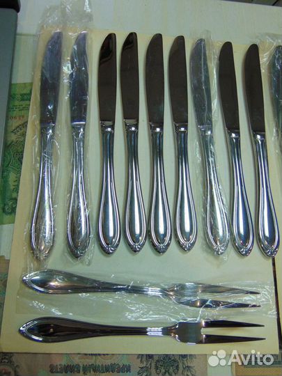 Набор вилки,ножи.Новые.27 шт