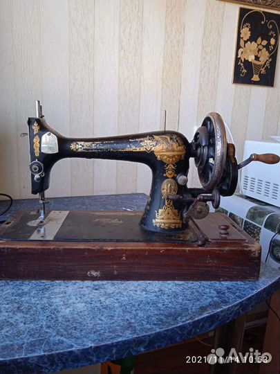 Швейная машинка зингер антикварная 1908 г