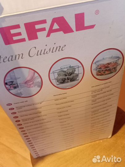 Пароварка tefal новая