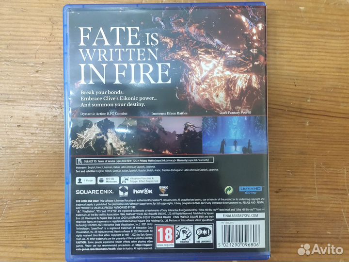 Final Fantasy 16 PS5 (русские субтитры)