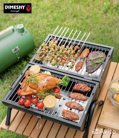 Гриль барбекю угольный