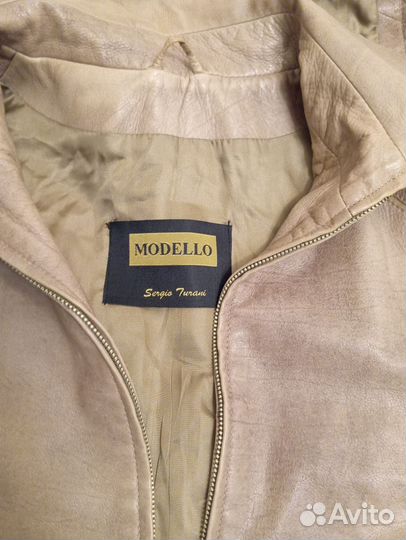 Плащ из натуральной кожи