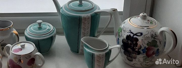 Фарфор СССР- лфз-костяной,ГДР, Дулево,Рига