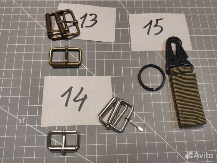 Фурнитура разная, пряжки кольца для сумок см.фото