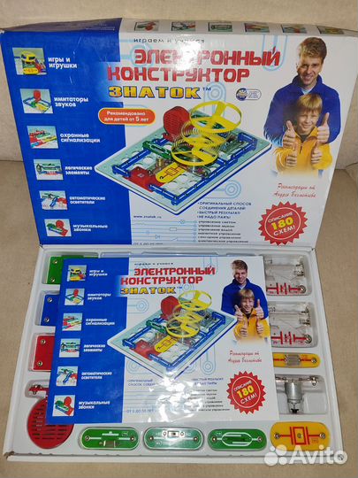Электронный конструктор знаток 180 схем