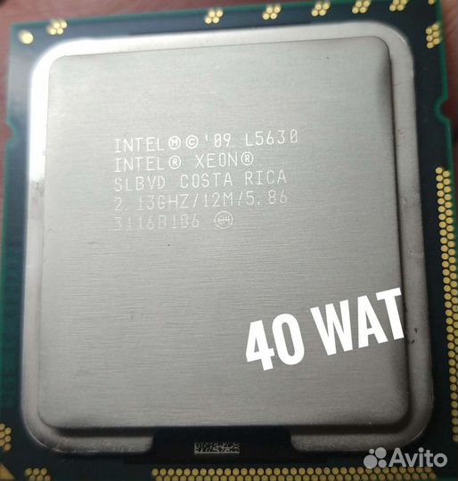 Сокет 1366 Xeon L5630 12 мб кэш, (i7-930)