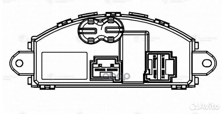 LFR 1820 luzar Резистор э/вент. отоп. Skoda Oct