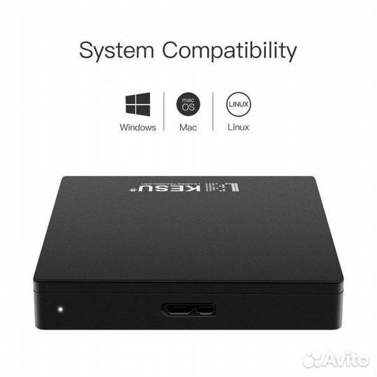HDD 320 гб, USB3.0, черный