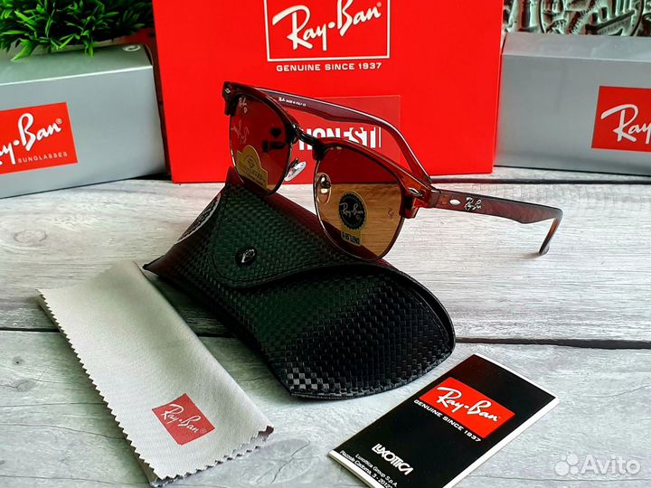 Солнцезащитные очки Ray Ban Clubmaster разные