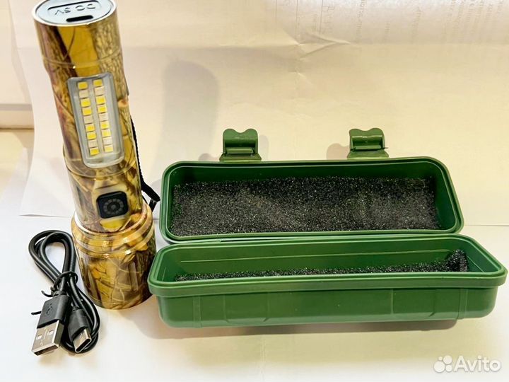 Фонарик светодиодный аккумуляторный