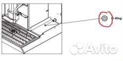 Уплотнительное кольцо на шток бака WMF