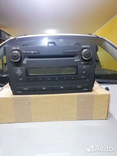 Штатная магнитола на тойота королла 2008 г.в