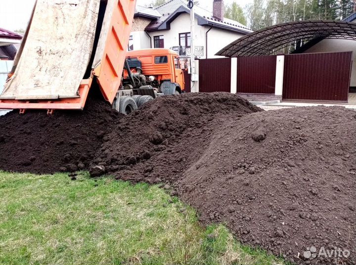 Торфогрунт для огорода, теплиц от 5м3