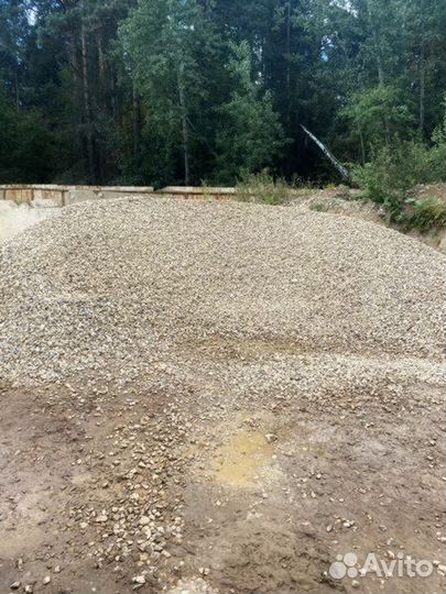 Щебень, песок