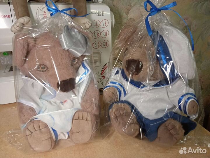 Медведи, обезьяна, Кот. Ручная работа