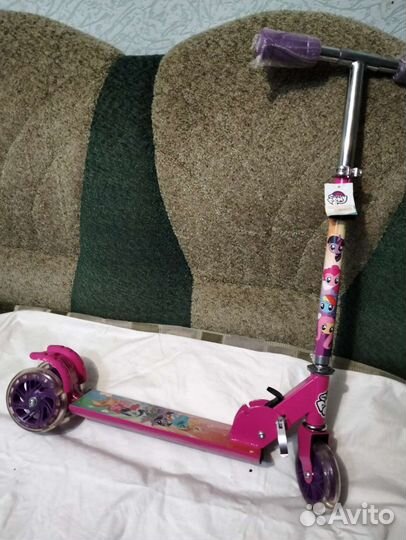 Самокат детский двухколесный новый