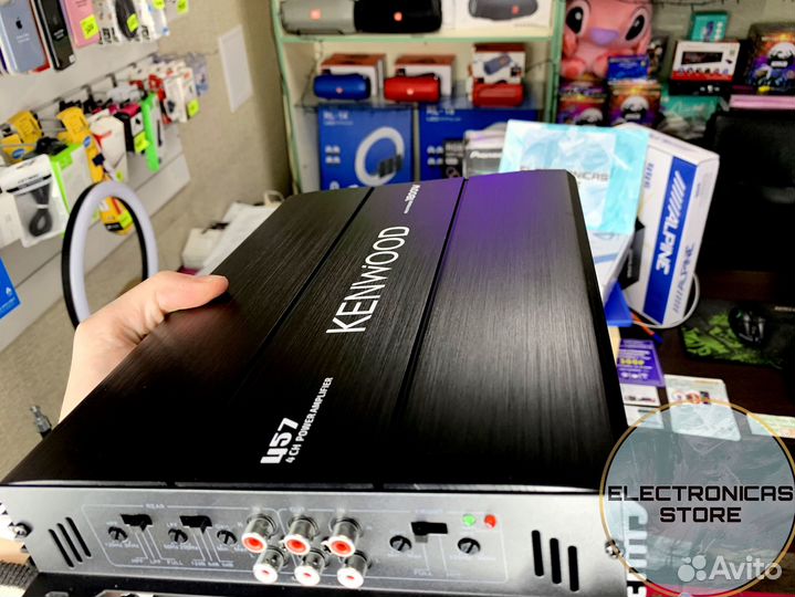 Усилитель Мощности Звука 1800watt Kenwood 457