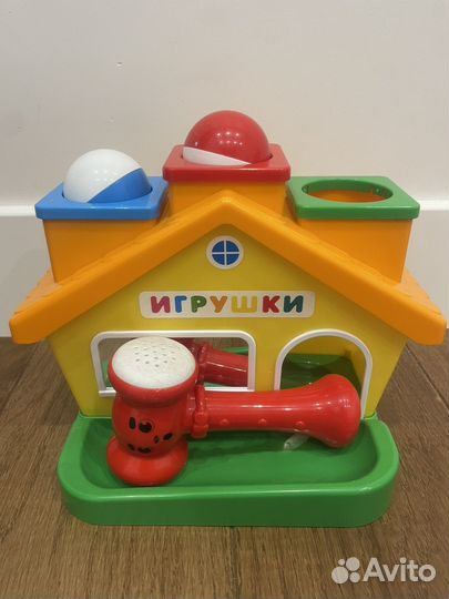 Игрушка Домик сортер стучалка