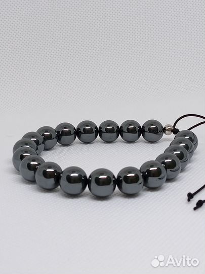 Браслеты из натурального камня Гематит