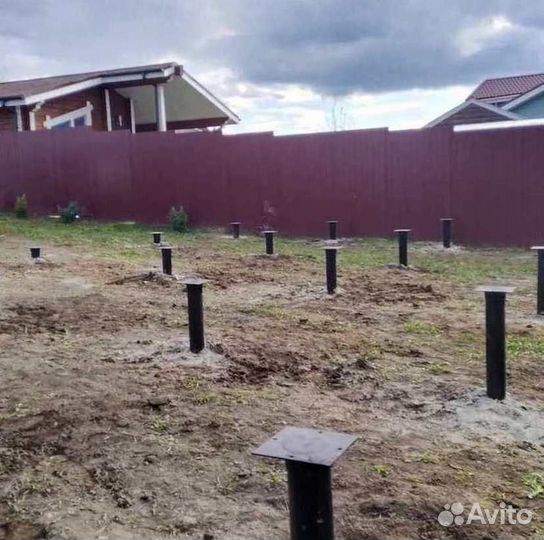 Винтовые сваи Подъем домов