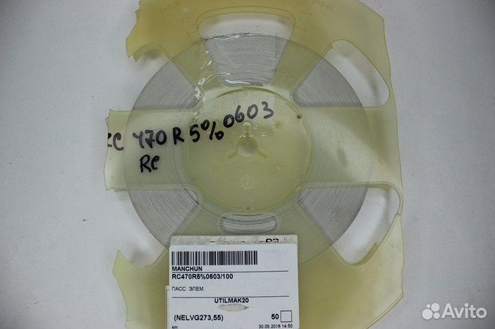 2000 шт RC470R50603/100 SMD резистор пасс. элем. m