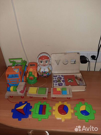 Развивающие деревянные игрушки пакетом