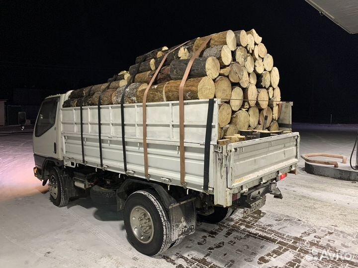 Дрова чурками Сосна Лиственница