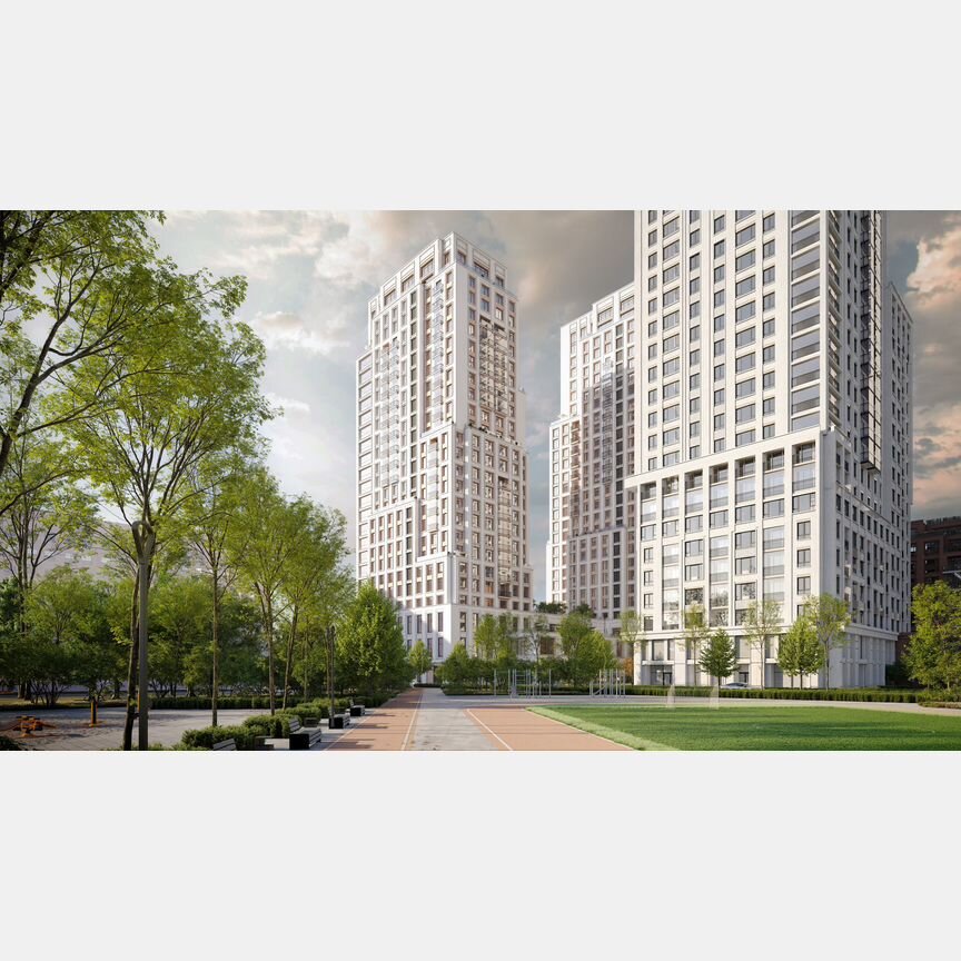 2-к. квартира, 97,1 м², 9/27 эт.