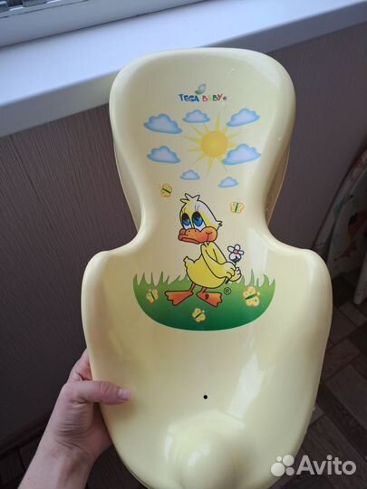 Ванночка для купания с термометром+горки