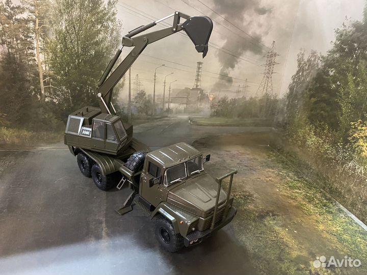 Модель Краз 260 кран 1/43