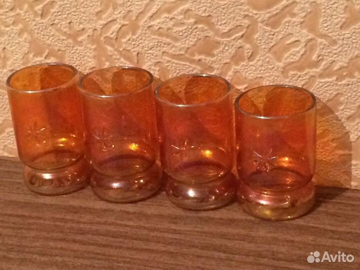 Стопки карамельные с перламутровым блеском СССР