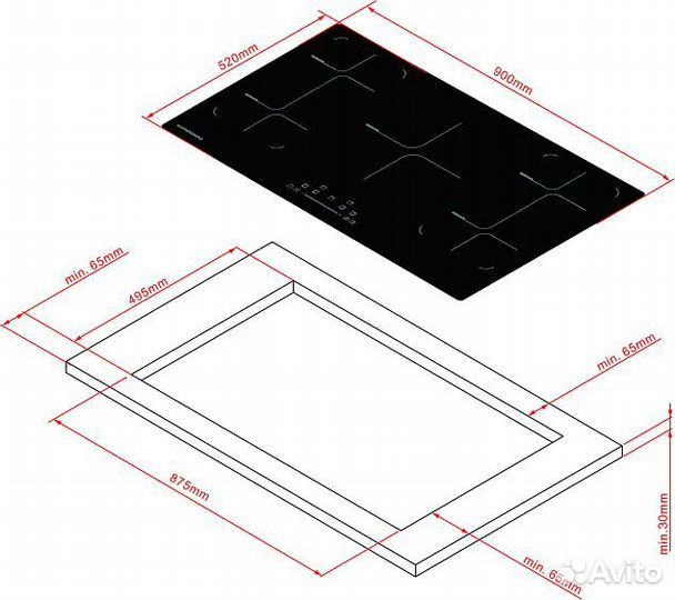 Варочная поверхность kuppersberg ICS 905