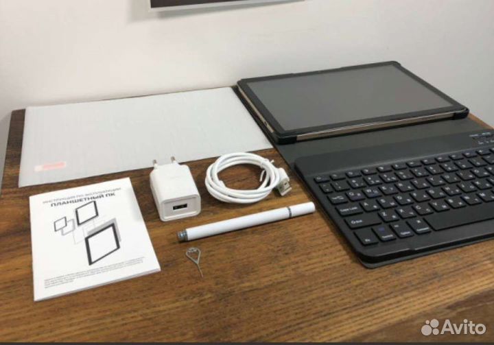 Планшет umiio 6 128 GB чехол стекло клавиатура