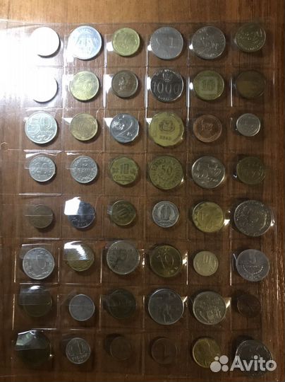 Иностранные Монеты набор 48 шт